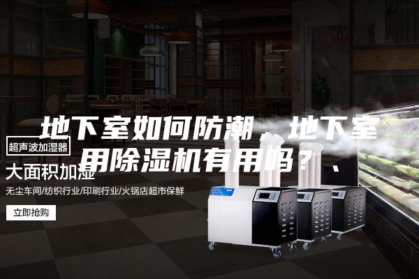 地下室如何防潮，地下室用除濕機有用嗎？、