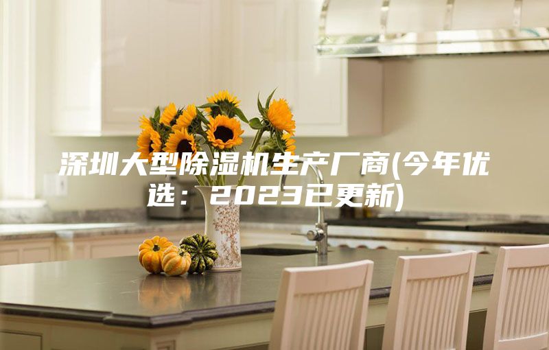 深圳大型除濕機生產廠商(今年優選:2023已更新)