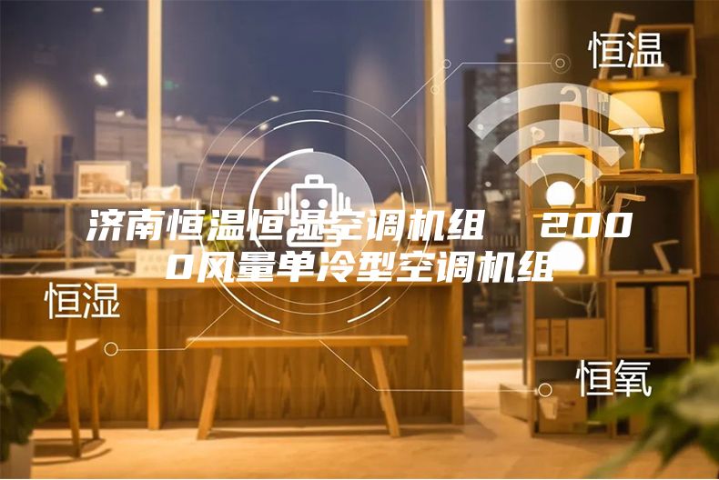 濟南恒溫恒濕空調機組  2000風量單冷型空調機組