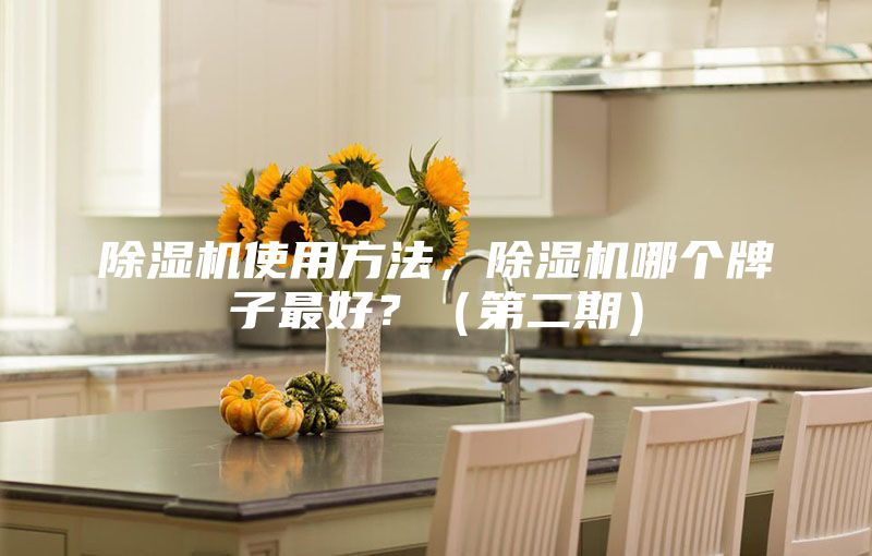 除濕機使用方法，除濕機哪個牌子最好？（第二期）
