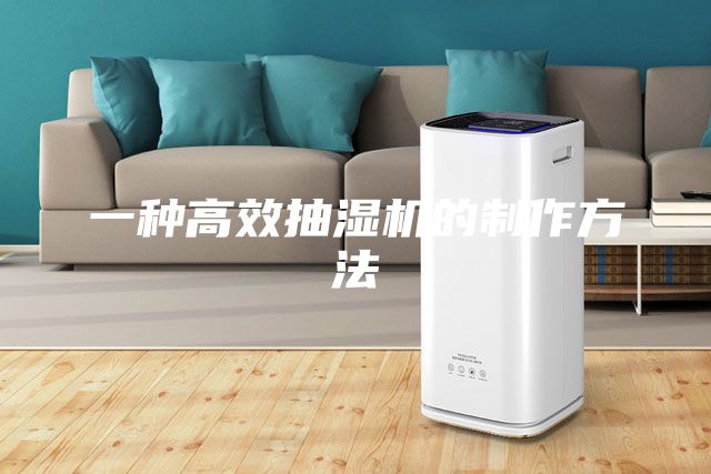 一種高效抽濕機(jī)的制作方法