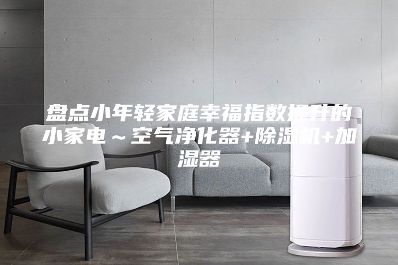 盤(pán)點(diǎn)小年輕家庭幸福指數(shù)提升的小家電～空氣凈化器+除濕機(jī)+加濕器