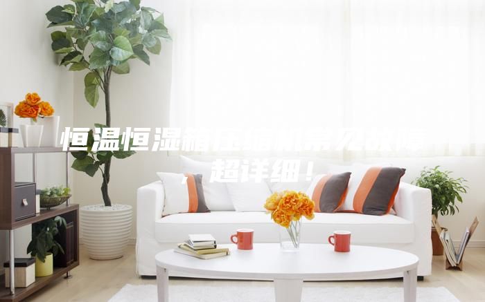 恒溫恒濕箱壓縮機(jī)常見故障，超詳細(xì)！