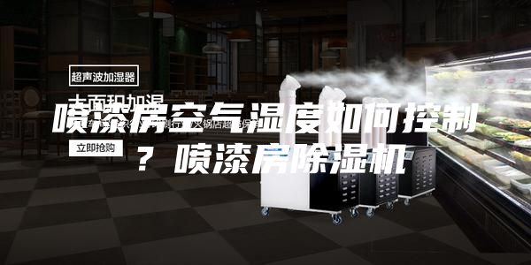 噴漆房空氣濕度如何控制？噴漆房除濕機