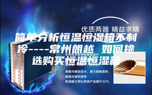 簡單分析恒溫恒濕箱不制冷----常州朗越 如何挑選購買恒溫恒濕箱