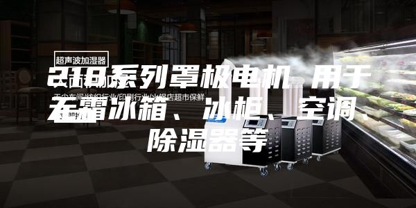 218系列罩極電機(jī) 用于無霜冰箱、冰柜、空調(diào)、除濕器等